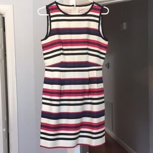 Striped Sleeveless Mini Dress